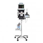 Combination solutions of ventilator to anesthesia system for large animals