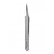 Dumont #5, 45 cover slip forceps - biology tips, angled up, dumoxel, 11.5 cm